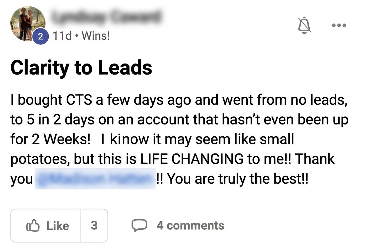 Lyndsay Caward — Clarity to Leads