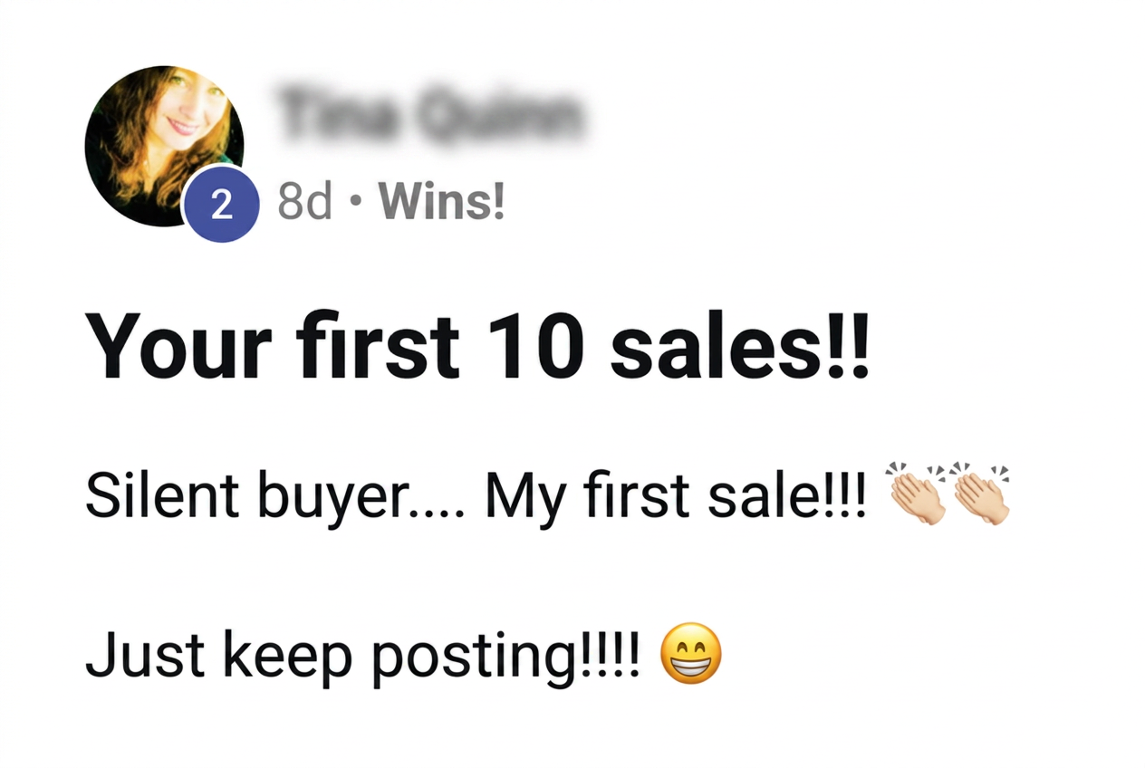 Tina Quinn — Your first 10 sales